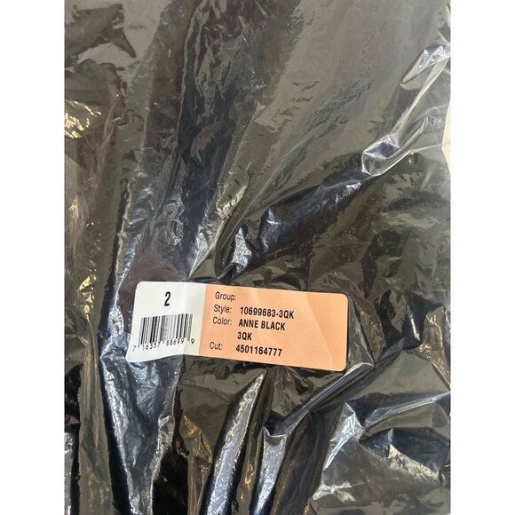 Anne Klein Flare Leg Pants Long Length Black Size 2 - Picture 8 of 8